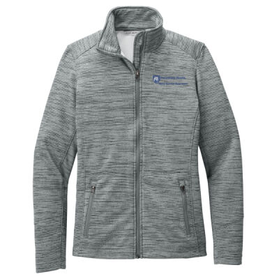 Port Authority Ladies Digi Stripe Fleece Jacket Thumbnail